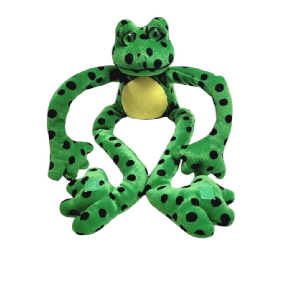 Green Plush Frog Toy